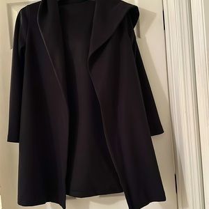 SHEIN black hooded coat size L